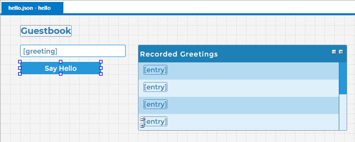 guestbook-interface