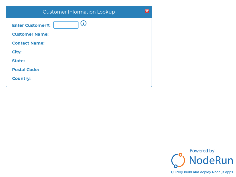 Profound.js Spaces Database Table Lookup