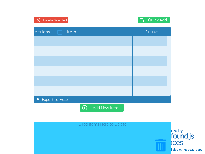 Profound.js Spaces - To Do List CRUD 2